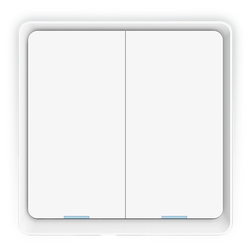 Wireless Scene Switch 2 Button Front